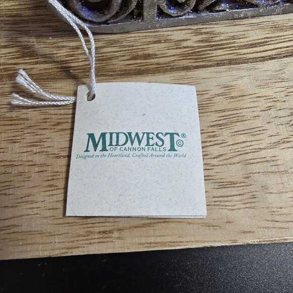 NWT Pam Schifferl Handcrafted Santa Figurine With Lantern & Sleigh Red/Gold - Picture 13 of 14